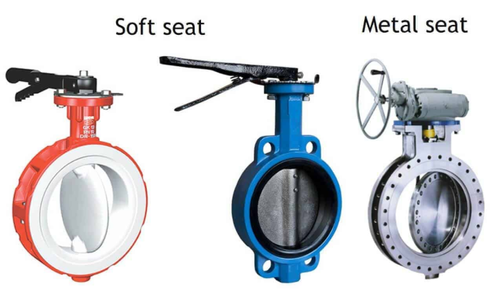 金属阀座蝶阀和软阀座蝶阀